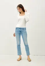 509 Broadway Basic Scoop Neck Long Sleeve Top