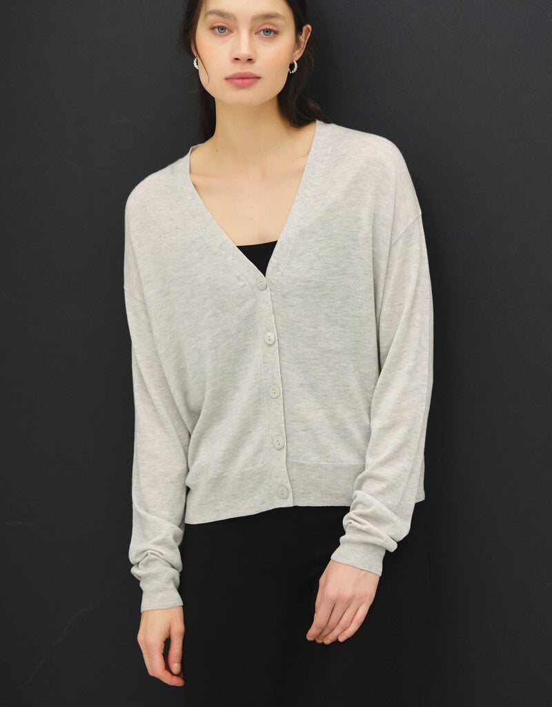 509 Broadway Cashmere Blend Ultra Lighweight Cardigan
