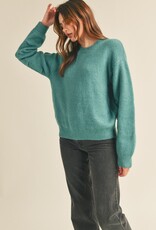 509 Broadway Tucked Sleeve Sweater