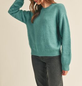 509 Broadway Tucked Sleeve Sweater