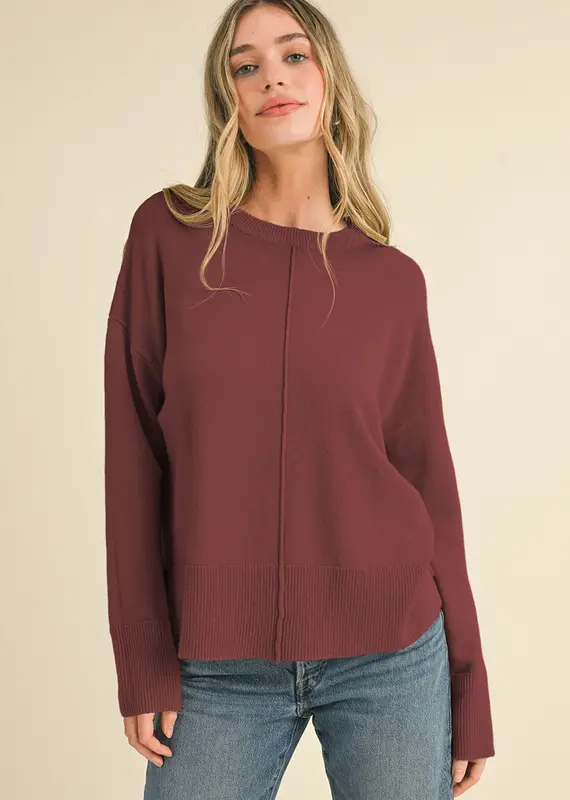 509 Broadway Basic Sweater Top