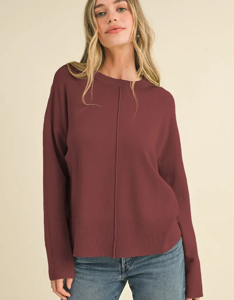 509 Broadway Basic Sweater Top