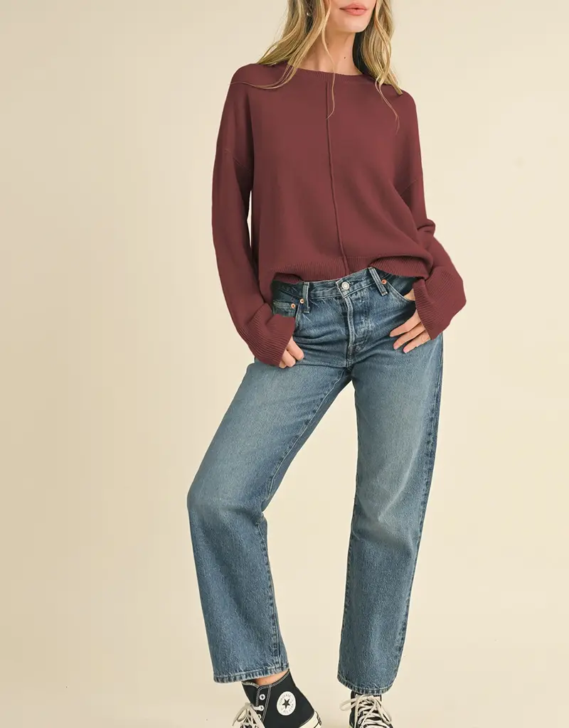 509 Broadway Basic Sweater Top