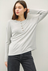 509 Broadway Ultra Soft Henley Top