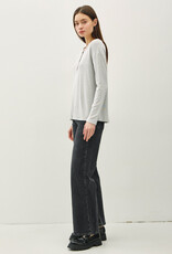 509 Broadway Ultra Soft Henley Top