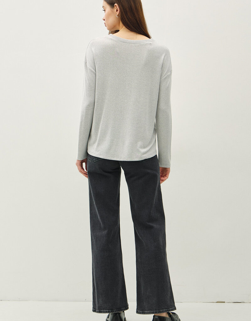 509 Broadway Ultra Soft Henley Top