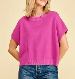509 Broadway Dropped Shoulder Sweater Top