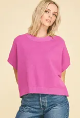 509 Broadway Dropped Shoulder Sweater Top