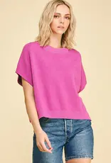 509 Broadway Dropped Shoulder Sweater Top