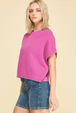 509 Broadway Dropped Shoulder Sweater Top