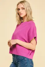 509 Broadway Dropped Shoulder Sweater Top