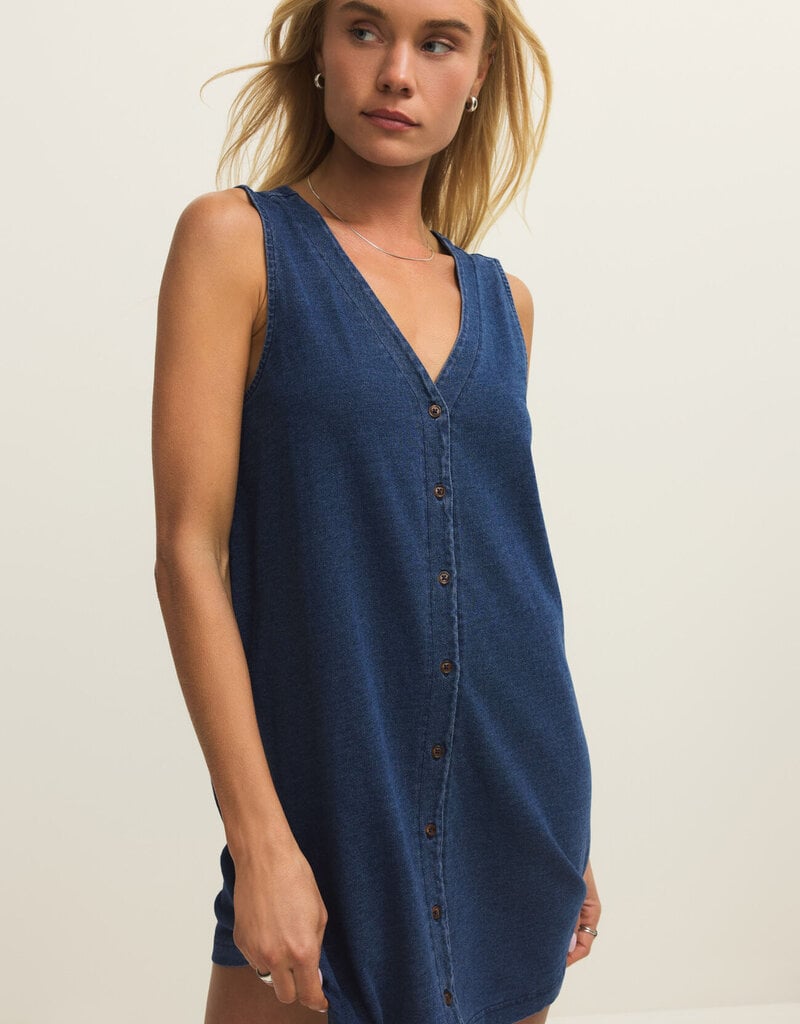 Z Supply Solace Denim Mini Dress