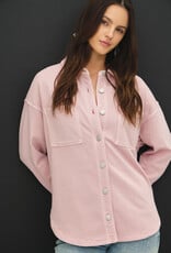 509 Broadway Ultra Soft Denim Shacket