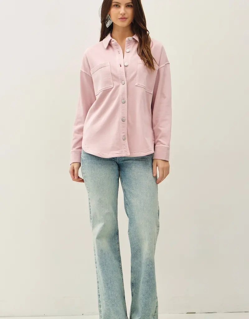 509 Broadway Ultra Soft Denim Shacket