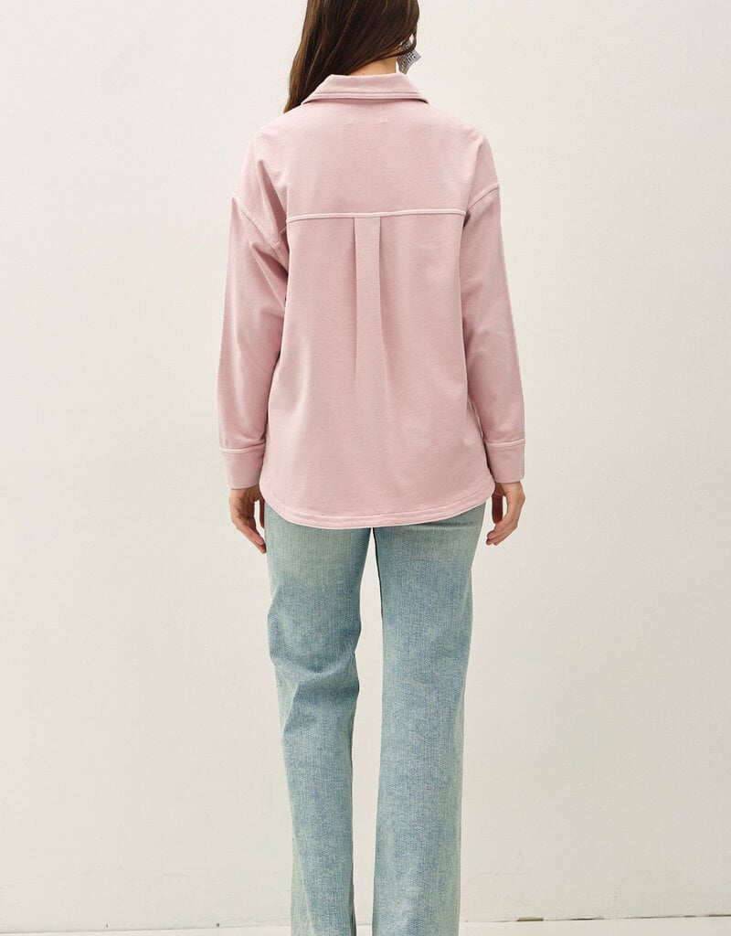 509 Broadway Ultra Soft Denim Shacket