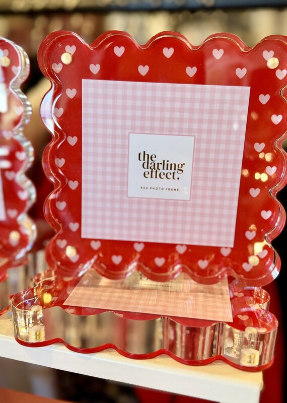 509 Broadway Square Scalloped Acrylic Picture Frame