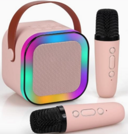 509 Broadway MIni Karaoke Set |Beige Pink|