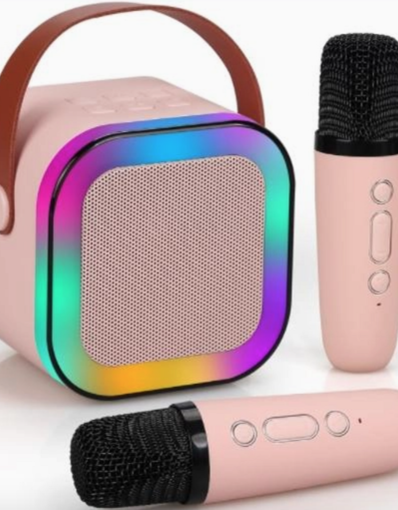509 Broadway MIni Karaoke Set |Beige Pink|