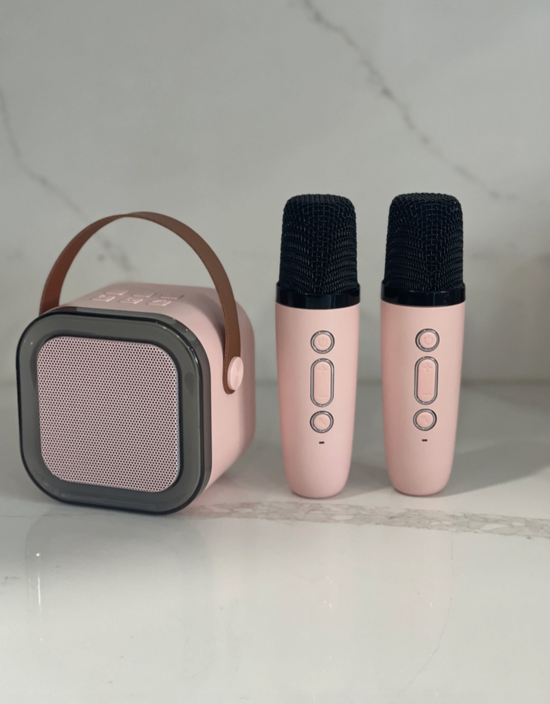 509 Broadway MIni Karaoke Set |Beige Pink|