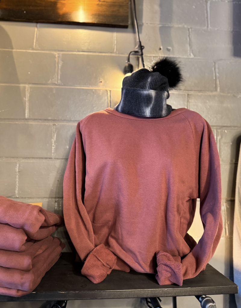 509 Broadway Cotton Modal Fleece Sweatshirt