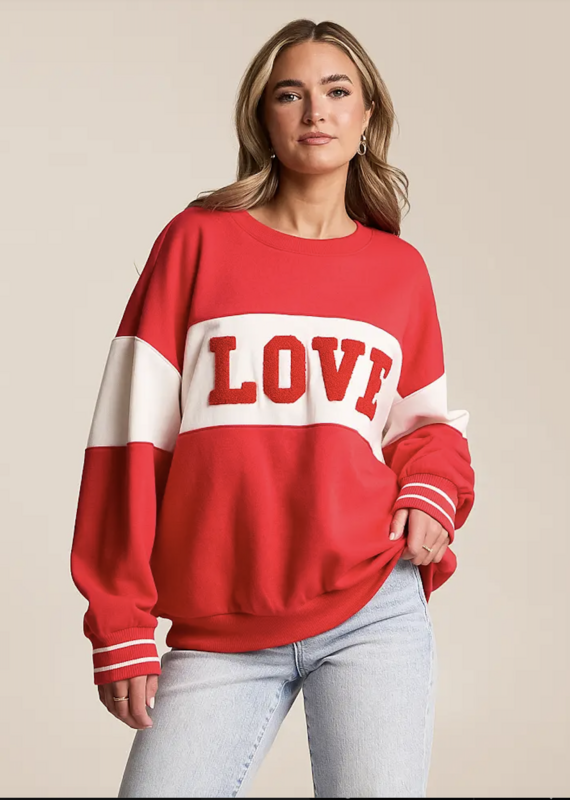 Z Supply Oversized Love Sweatshirt