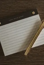 509 Broadway Small Gold Rivet Basic Notepad