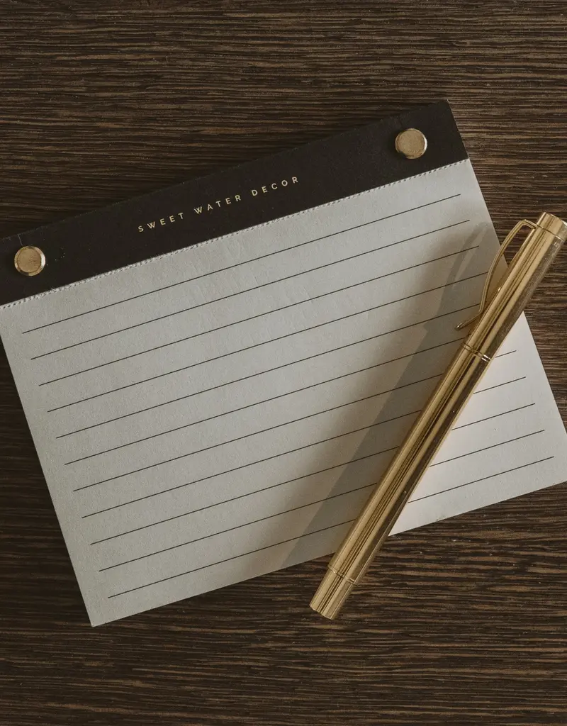 509 Broadway Small Gold Rivet Basic Notepad