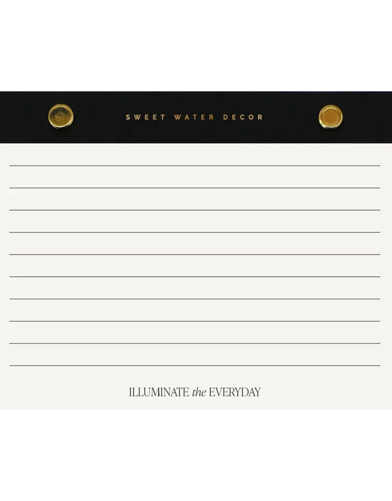 509 Broadway Small Gold Rivet Basic Notepad