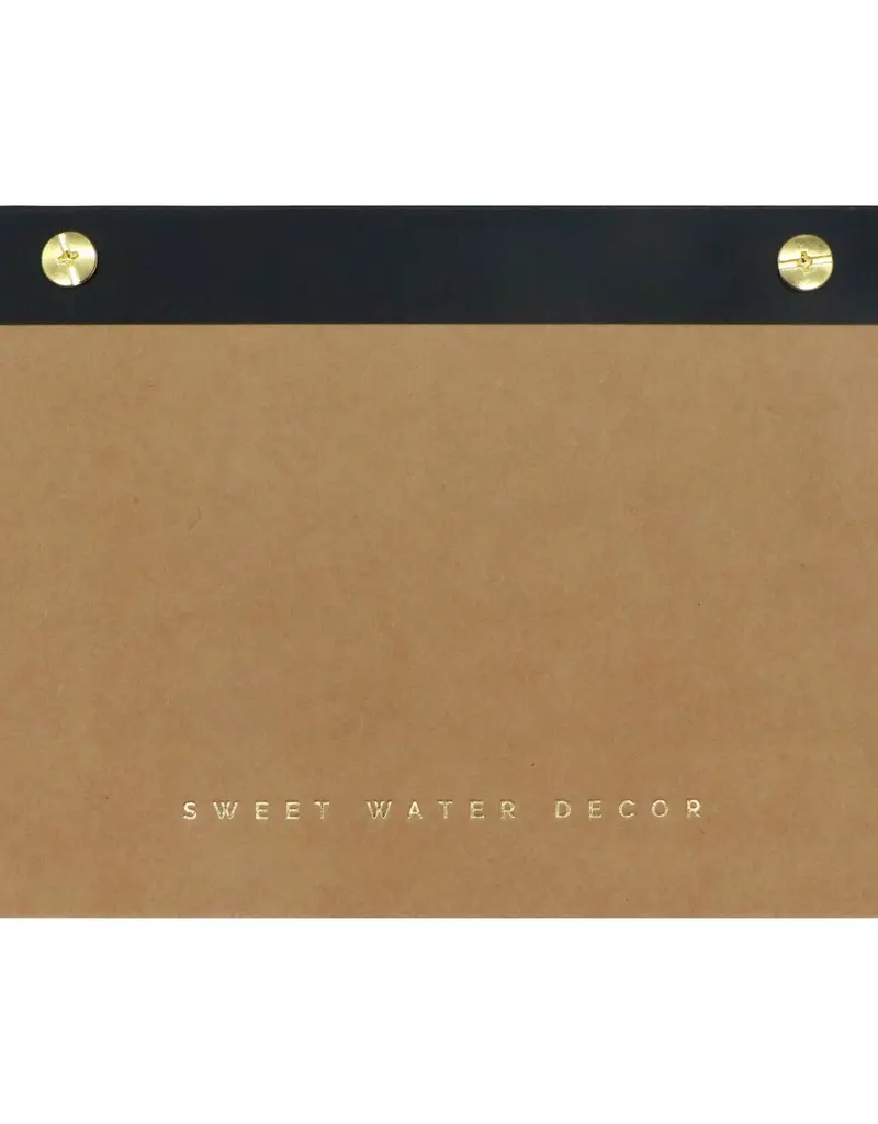 509 Broadway Small Gold Rivet Basic Notepad