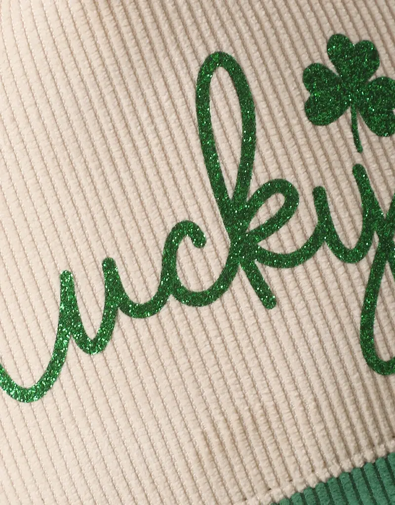 509 Broadway Lucky Glitter Trucker Hat