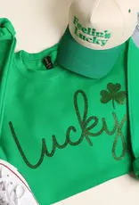 509 Broadway Lucky Glitter Sweatshirt