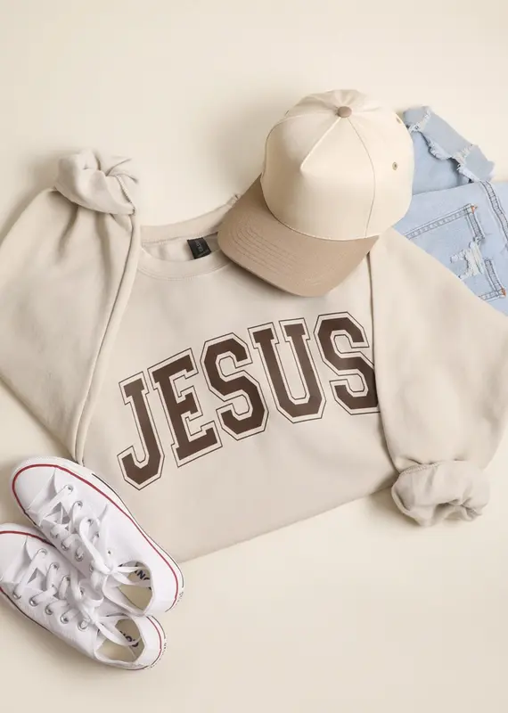 509 Broadway JESUS Varsity Sweatshirt