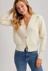 509 Broadway Button Down V-Neck Cardigan
