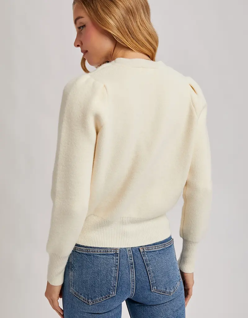 509 Broadway Button Down V-Neck Cardigan