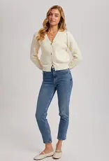 509 Broadway Button Down V-Neck Cardigan