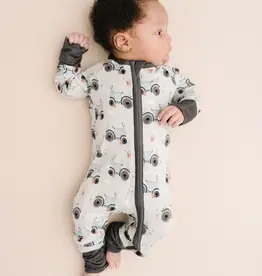 509 Broadway Blue Tractor Bamboo Sleeper