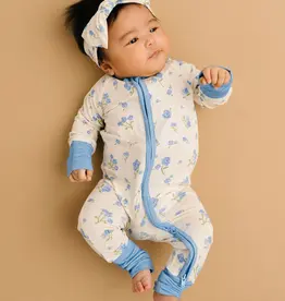 509 Broadway Blue Blooms Bamboo Sleeper