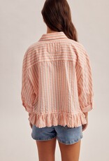 509 Broadway Stripe Button Down Shirt