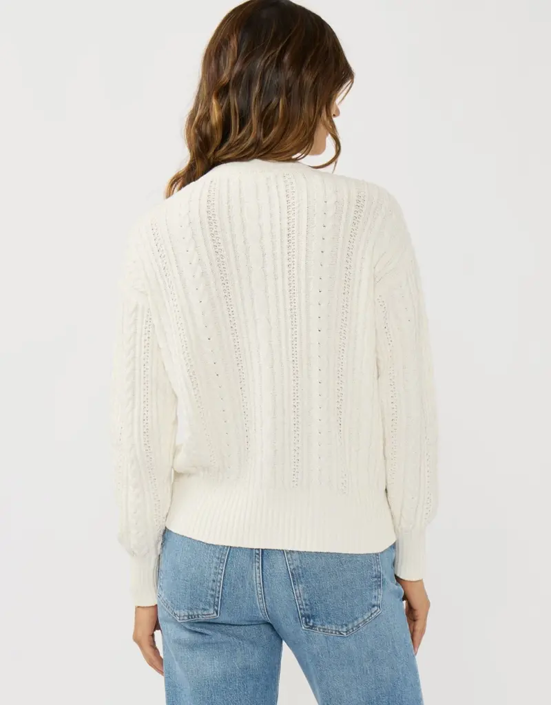 509 Broadway Cable Knit Cardigan