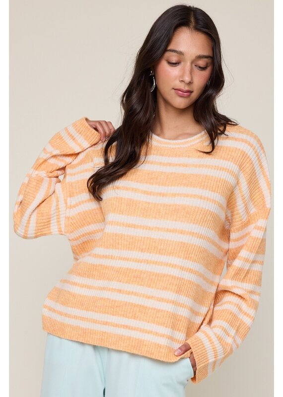 509 Broadway Striped Sweater