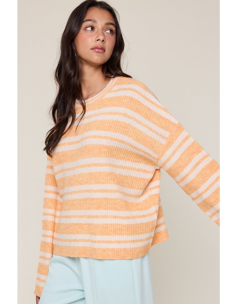 509 Broadway Striped Sweater
