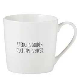 509 Broadway Silence Gold Golden Mug