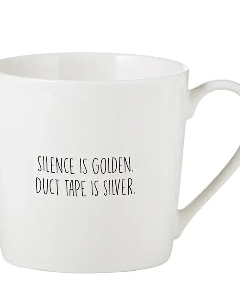 509 Broadway Silence Gold Golden Mug