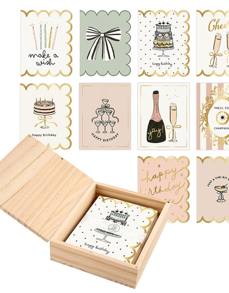 509 Broadway Card Set Wood Box