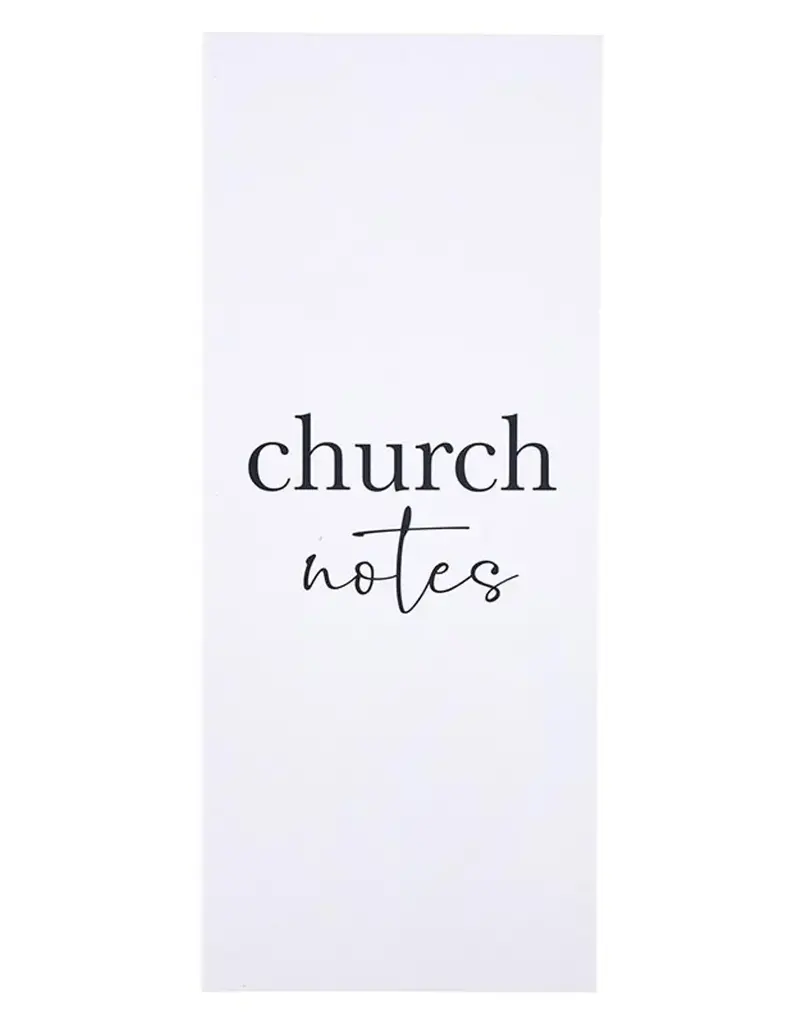 509 Broadway Church Notes List Pad