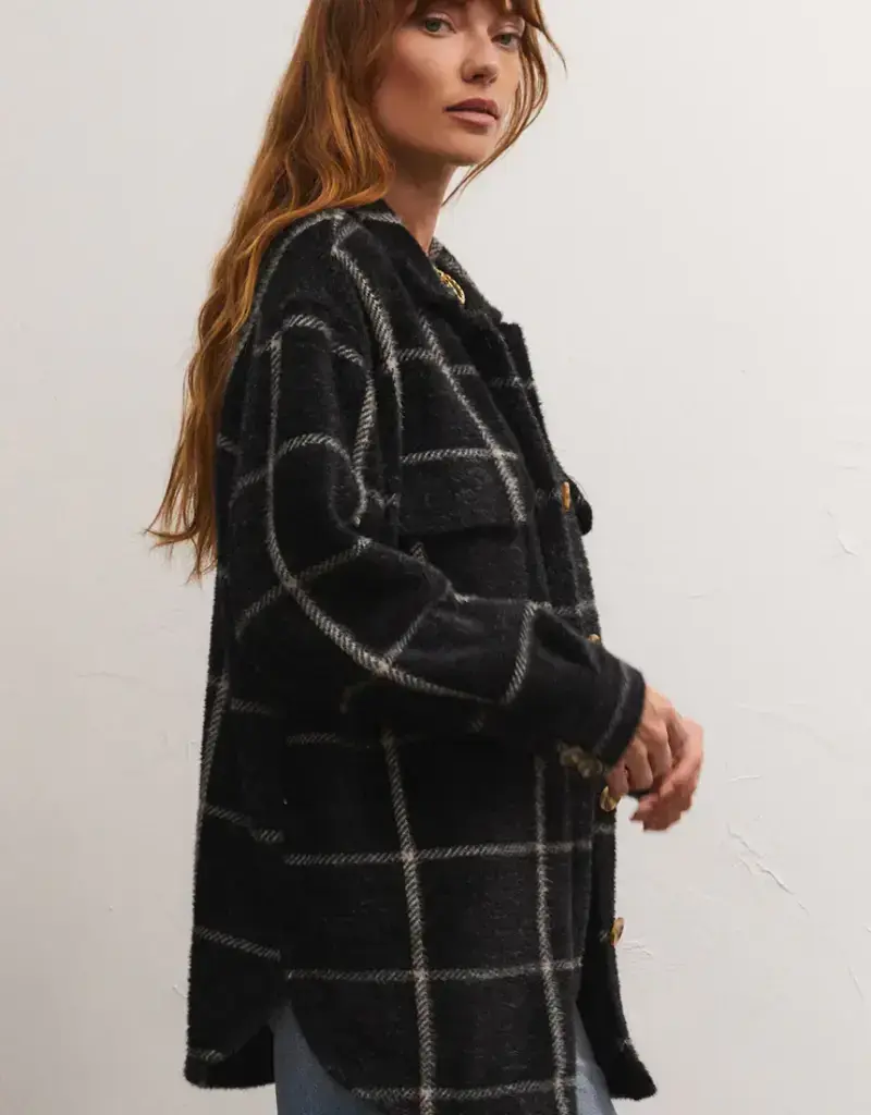 Z Supply Plaid Tucker Jacket
