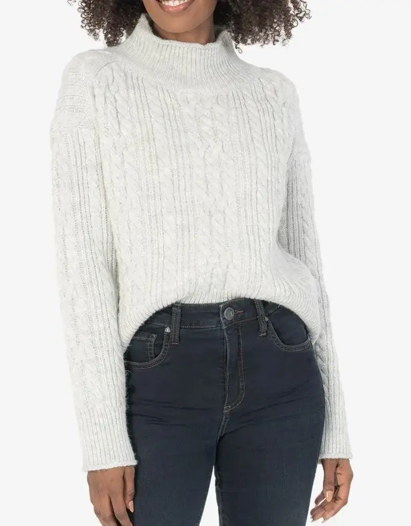 KUT From The Kloth Leona Ribbed Turtle Neck Sweater