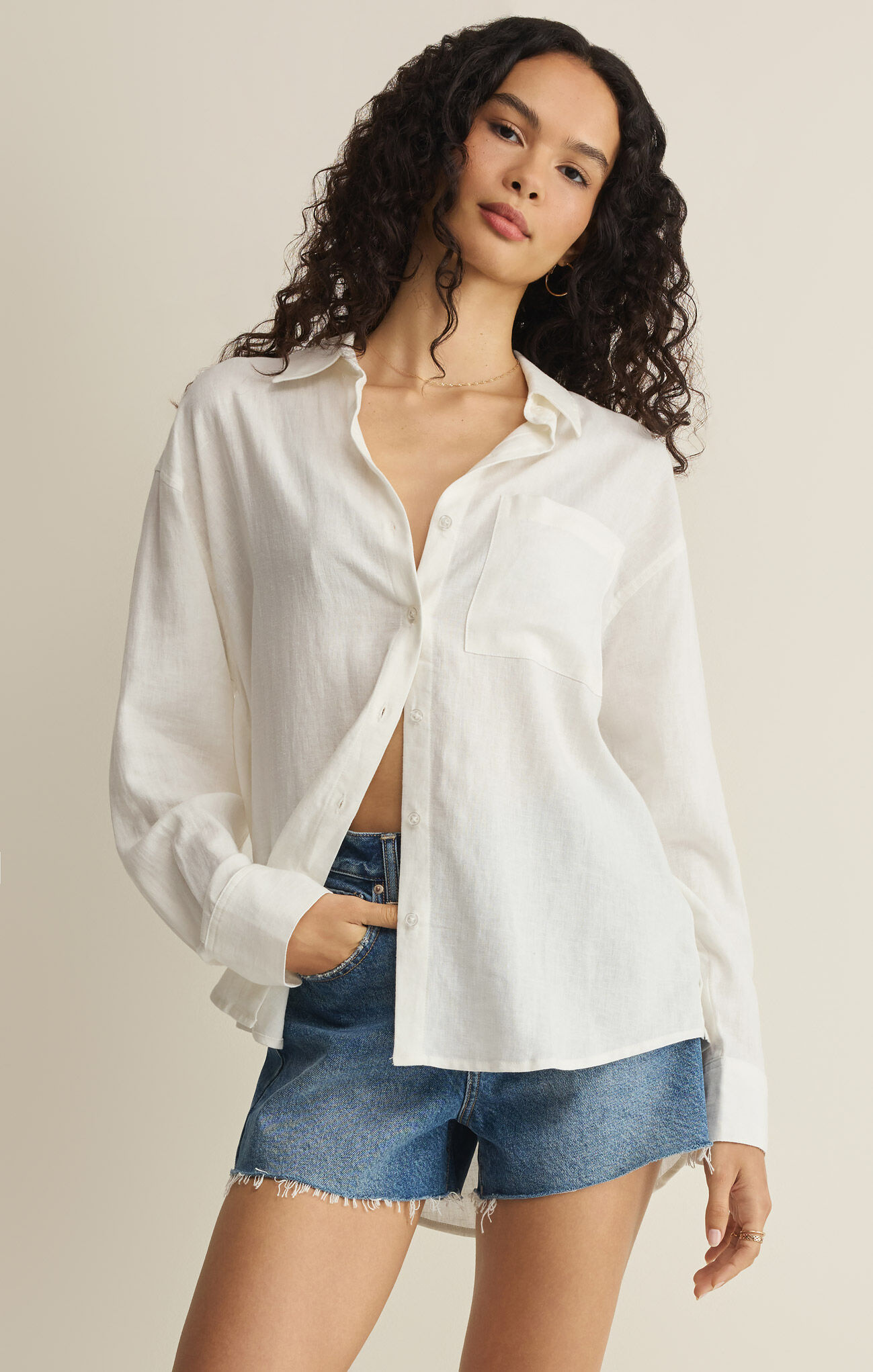 The Perfect Button Top - 509 Broadway