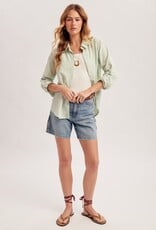 509 Broadway Stripe Button Down Shirt