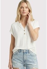 509 Broadway Henley SS Button Top